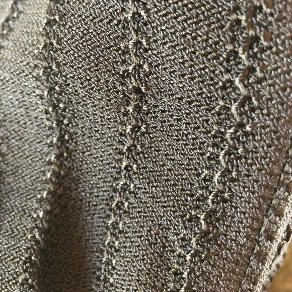 St. John Sport button down collar open knit sweater midilength shirt dre… - Picture 12 of 14